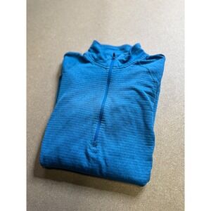 Patagonia Blue Quarter Zip Long Sleeve Pullover Women's Athletic Top size‎ s